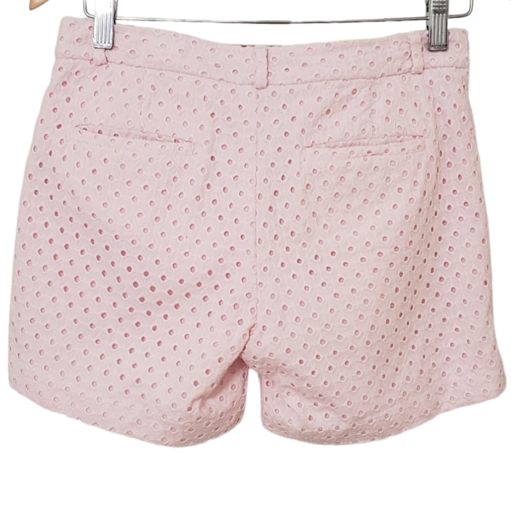 Banana Republic Women's Eyelet Short 5" Light Pink Size 0 - Picture 2 of 12